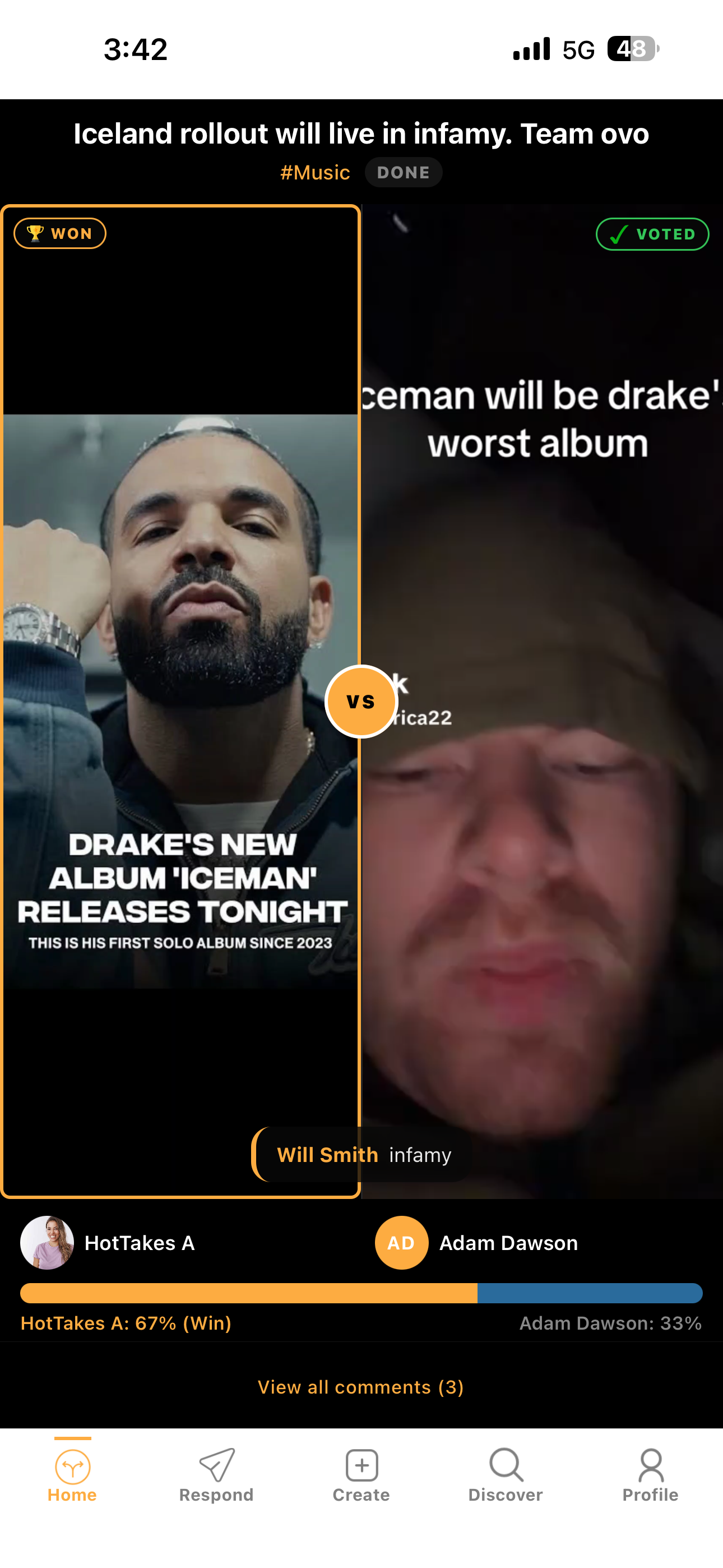 Take2 app screenshot